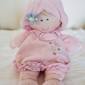 ADORABLE STUFFED PINK DOLL